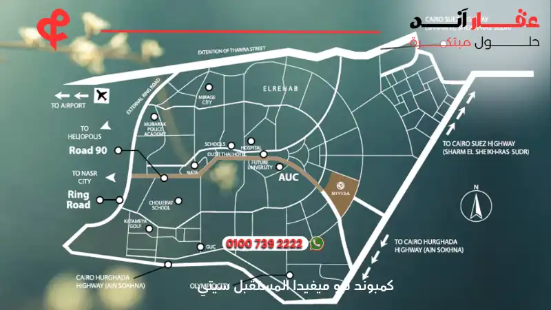 كمبوند نيو ميفيدا المستقبل سيتي New Mivida Compound