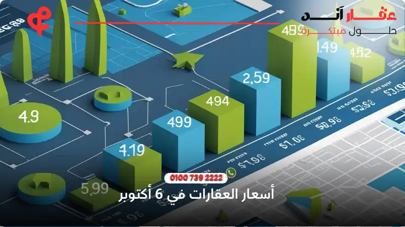 أسعار العقارات في 6 أكتوبر ا سكني – تجاري – طبي – اداري