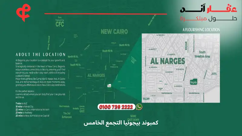 كمبوند بيجونيا التجمع الخامس Begonia Residence