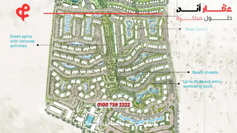 قرية سي شور الساحل الشمالي Seashore Hyde Park | اسعار 2025