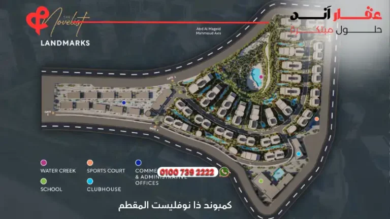 كمبوند ذا نوفليست المقطم The Novelist Mokattam | افضل التفاصيل والاسعار 2025